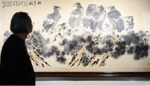 “百代风范——中国现代绘画艺术典藏大展”在杭州开幕